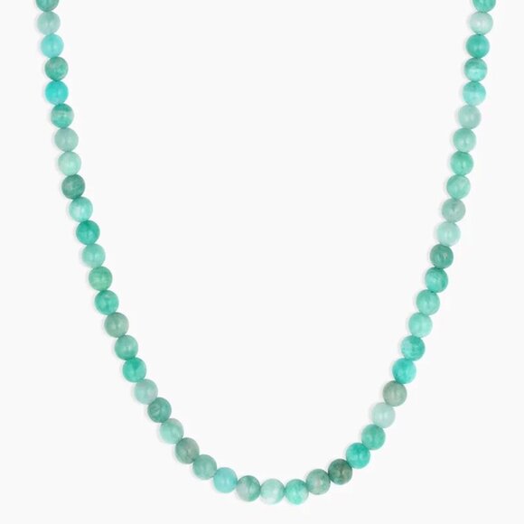 GORJANA CARTER GEMSTONE NECKLACE - BLUE AMAZONITE - Picture 4 of 6